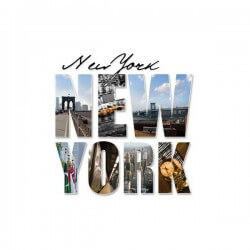 Sticker New York Words