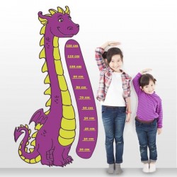 Decorative Sticker Gauge Purple Dinosaur