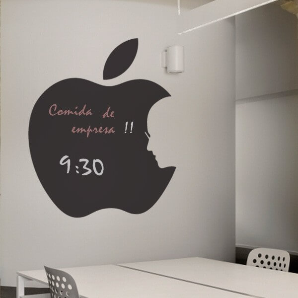 Blackboard Sticker Steve Jobs' Apple